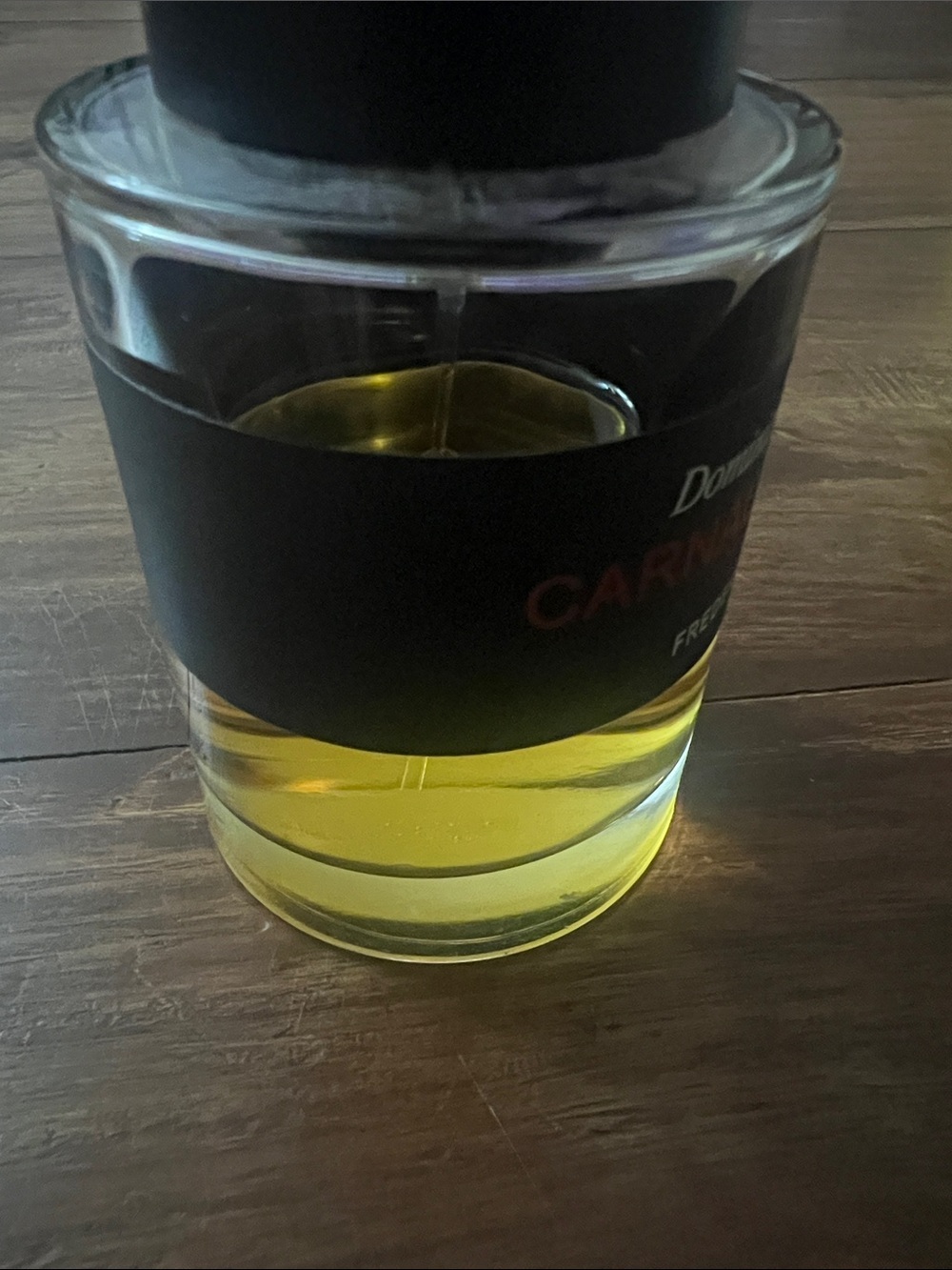 Dominique Ropion Carnal Flower Bottle - Black Cap with Yellow Liquid - Picture 3 of 4